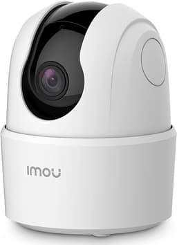 Imou 2.5K(4MP) WiFi Surveillance Camera Indoor 360° Camera Connected Smartphone Human Detection AI Intelligent Tracking Siren Two-Way Audio Private Mode Alexa Compatible for Baby/Pets