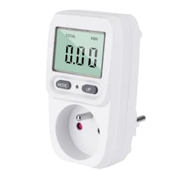 talifoca Compteurs d'énergie Wattmètre Prise Consommation Electrique, Contrôleur de Prise Compteur Kwh Puissance Maximum 3680W 16A pour Économie d'Energie