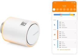 Netatmo Tête Thermostatique Connectée et Intelligente - Accessoire pour Le Thermostat Intelligent et pour Le Pack pour Chauffage collectif, NAV -FR